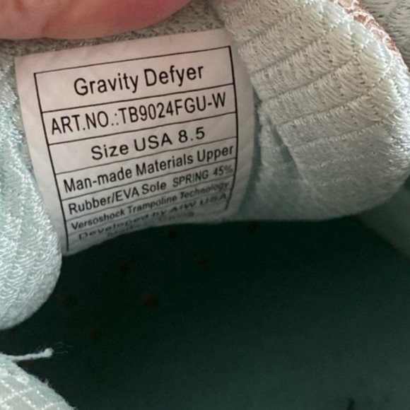 Gdefy Women's Comfort Fit Gravity Defyer Sky Blue Tennis Shoes Sz. 8.5 - Picture 6 of 7